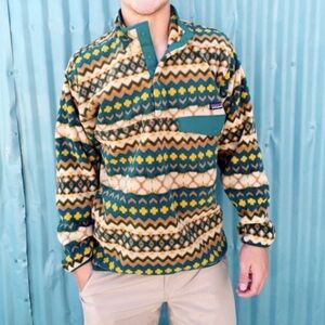 Patagonia Synchilla Snap-T Fleece Pullover Cliff Arbor Green XS